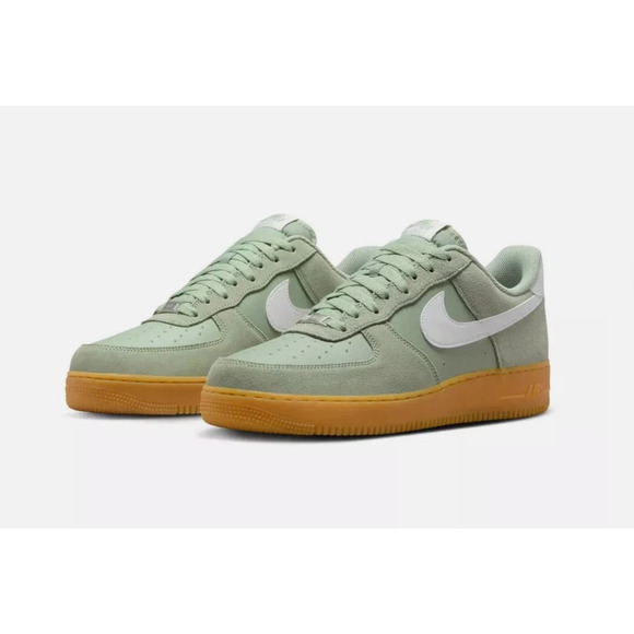 NEW Men's SIZE 12 Nike Air Force 1 '07 LV8 Jade Horizon/Summit White FQ8714 300 - Picture 3 of 5